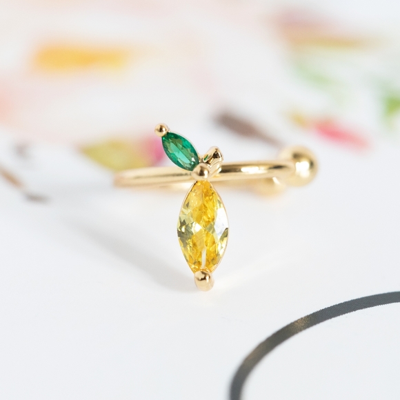 Lemon Drop Ear Cuff - Only 3 left! - Picture 4 of 9